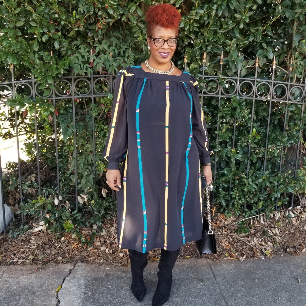 Lovely Plussize Vintage Dress by Chez California